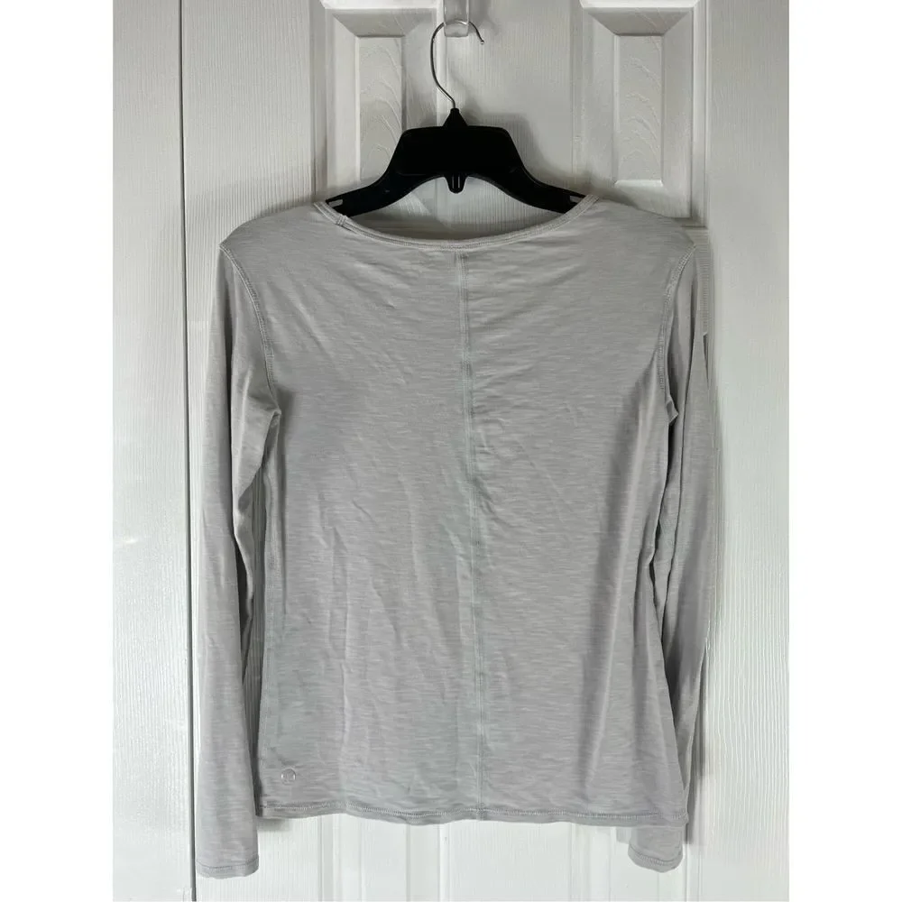 Lululemon Womens Gray Blouse Top Size 4